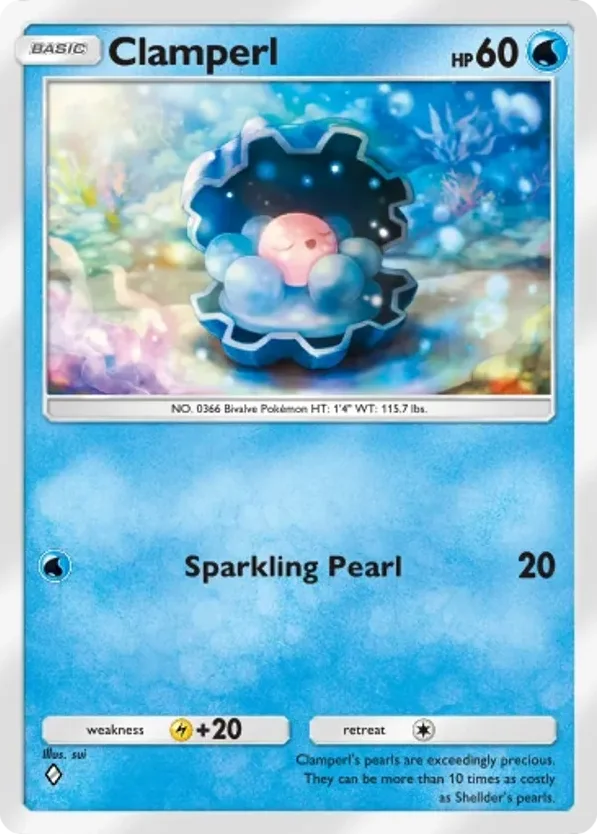 Clamperl · Pulsing Aura