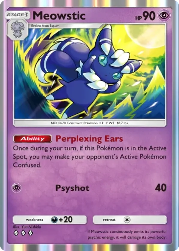 Meowstic · Pulsing Aura