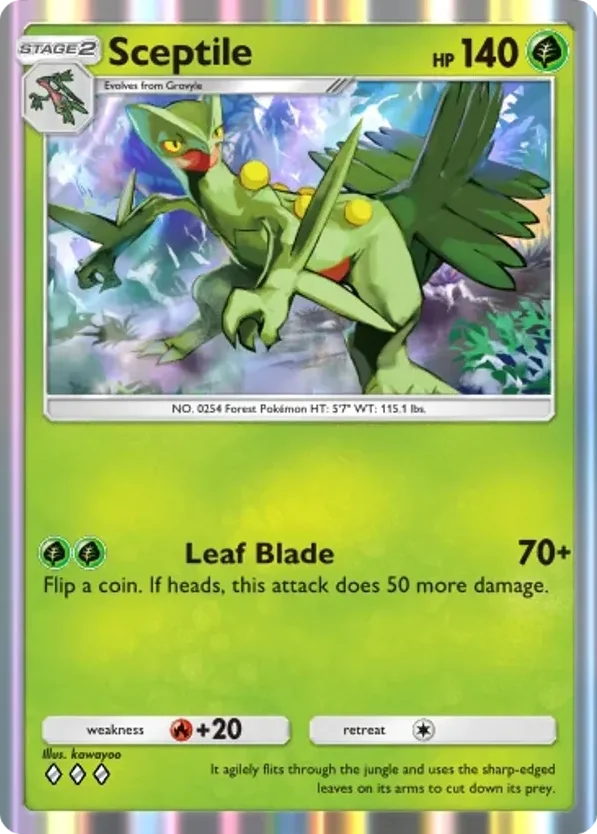 Sceptile · Pulsing Aura