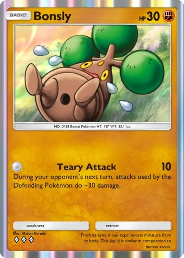 Bonsly · Pulsing Aura
