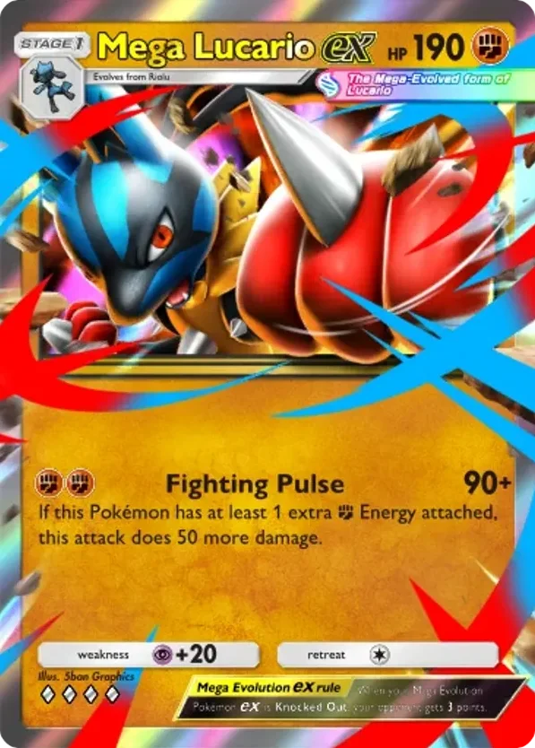 Mega Lucario ex · Pulsing Aura