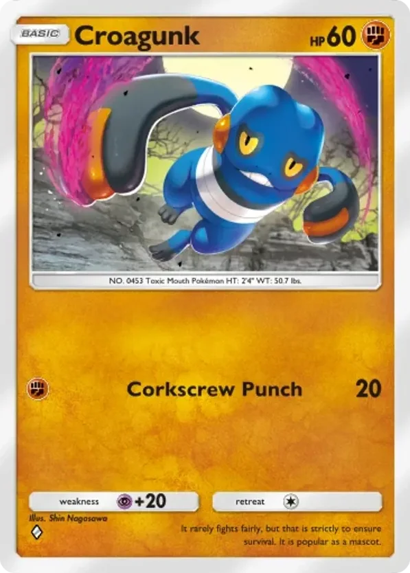 Croagunk · Pulsing Aura