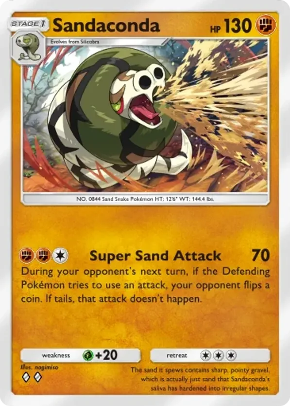 Sandaconda · Pulsing Aura