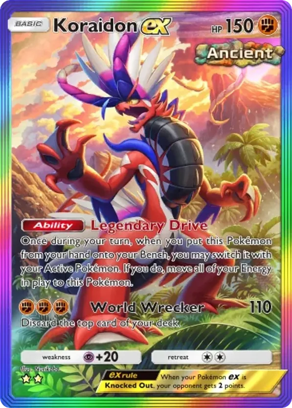 Koraidon ex · Paradox Drive