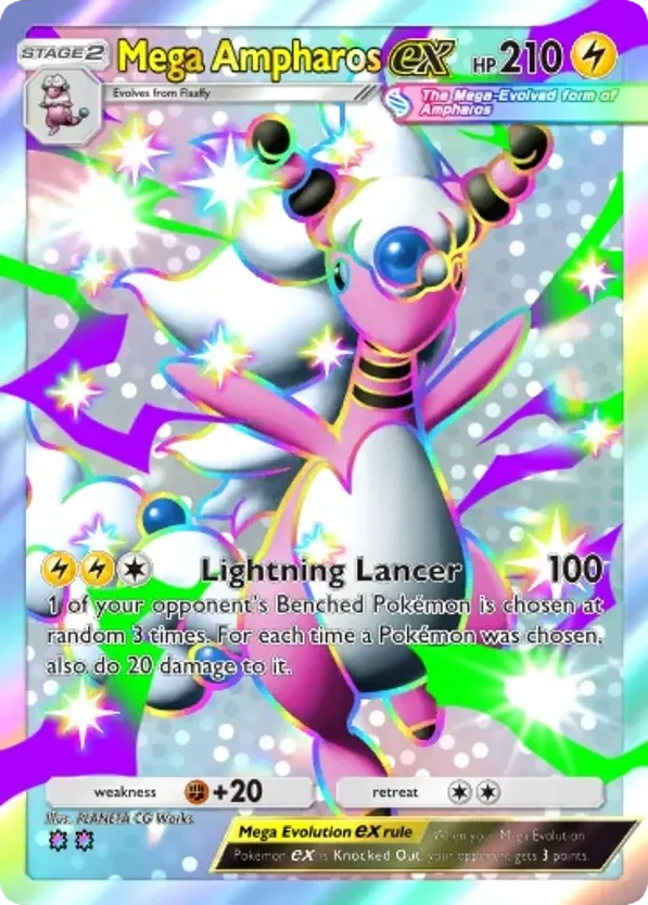 Mega Ampharos ex · Everyday Wonders