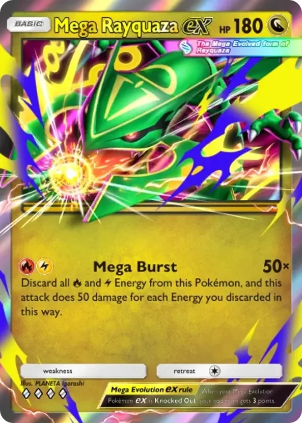 Mega Rayquaza ex · Ruler of the Skies