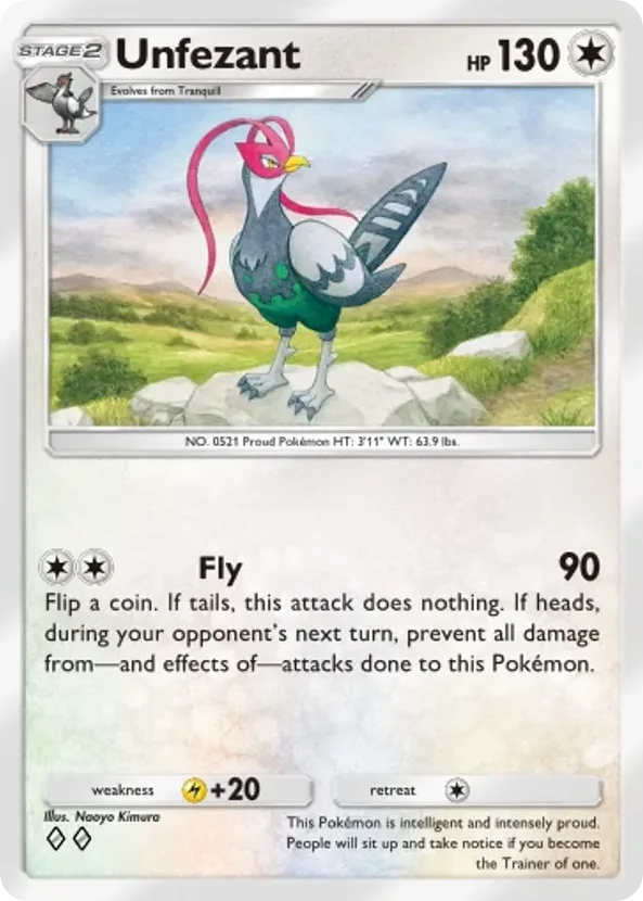 Unfezant · Ruler of the Skies