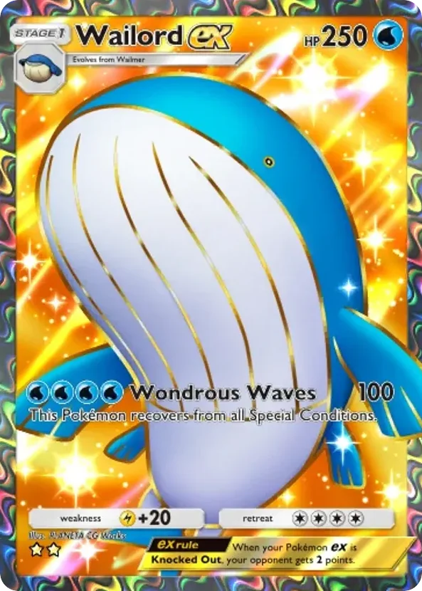 Wailord ex · Ruler of the Skies