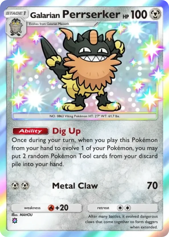Galarian Perrserker · Ruler of the Skies