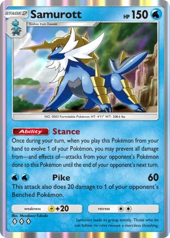 Samurott · Ruler of the Skies