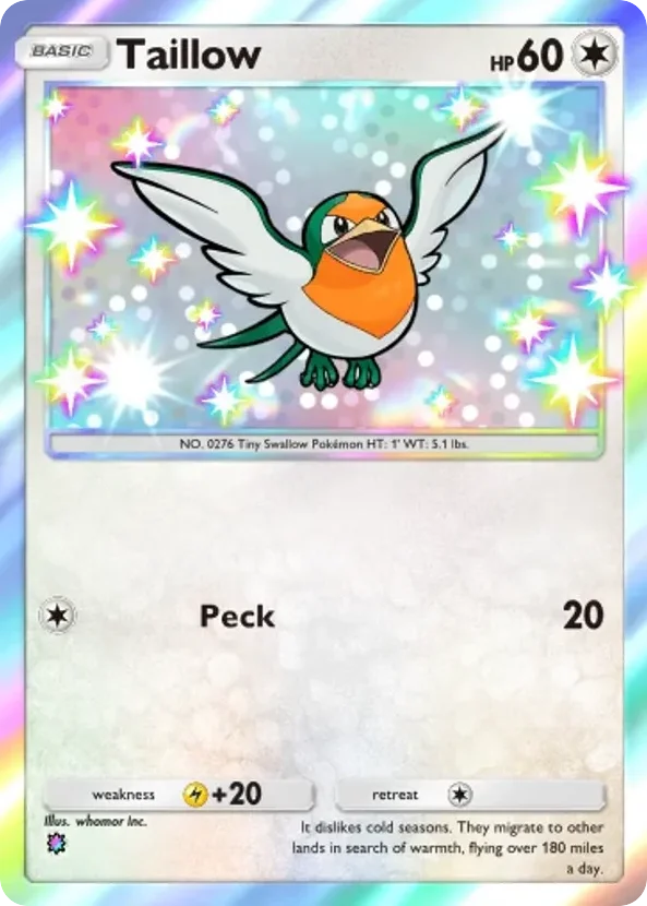 Taillow · Team Rocket's Ambition