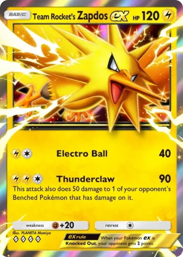 Team Rocket's Zapdos ex · Team Rocket's Ambition