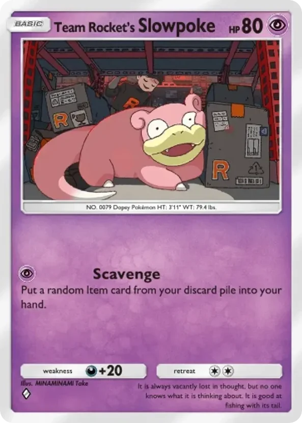 Team Rocket's Slowpoke · Team Rocket's Ambition