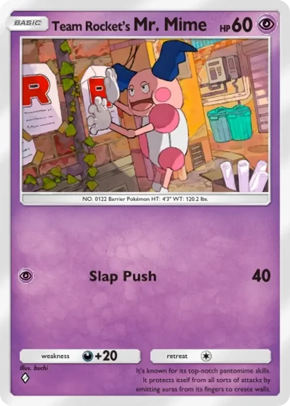 Team Rocket's Mr. Mime · Team Rocket's Ambition