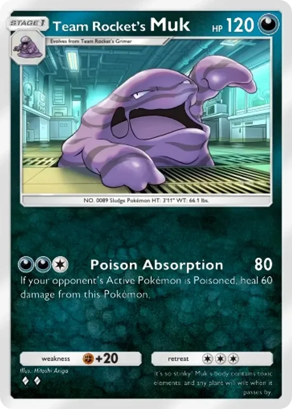 Team Rocket's Muk · Team Rocket's Ambition
