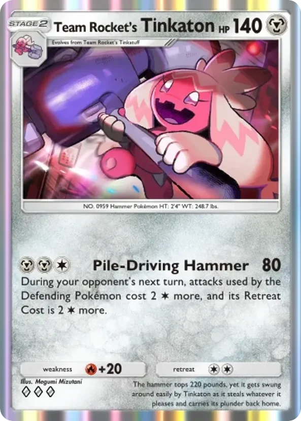 Team Rocket's Tinkaton · Team Rocket's Ambition