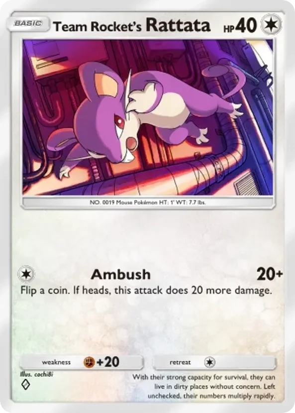 Team Rocket's Rattata · Team Rocket's Ambition