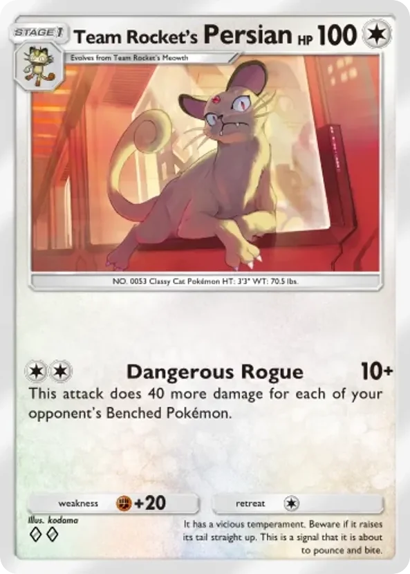 Team Rocket's Persian · Team Rocket's Ambition