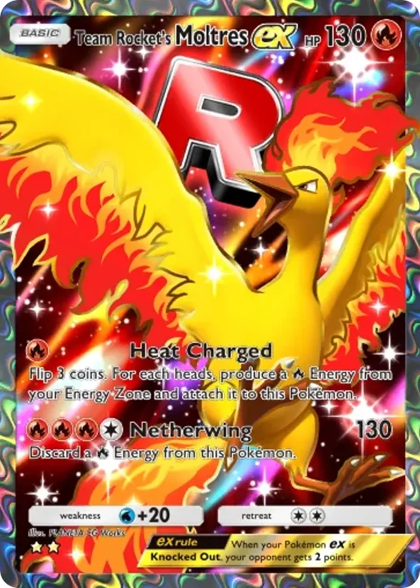 Team Rocket's Moltres ex · Team Rocket's Ambition