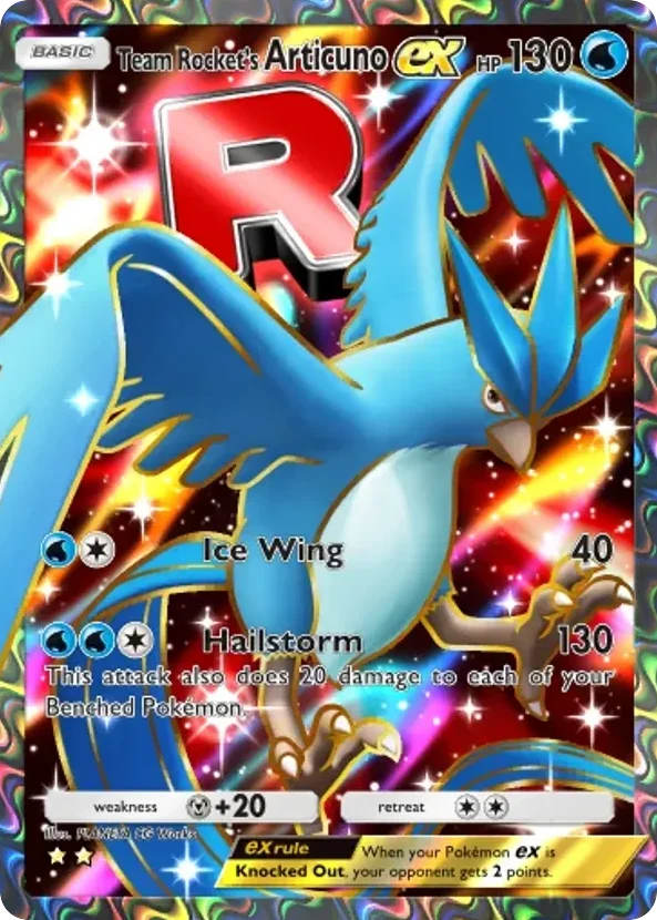 Team Rocket's Articuno ex · Team Rocket's Ambition