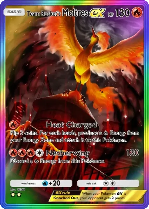 Team Rocket's Moltres ex · Team Rocket's Ambition