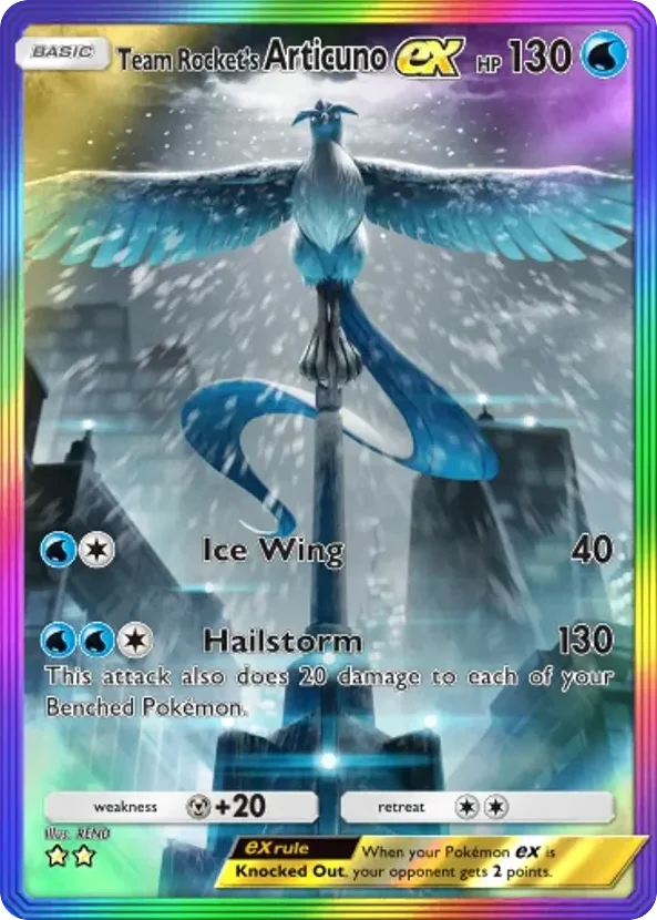 Team Rocket's Articuno ex · Team Rocket's Ambition