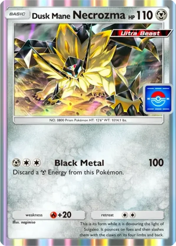 Dusk Mane Necrozma · Promo-A