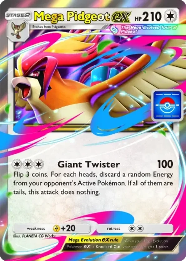 Mega Pidgeot ex · Promo-B