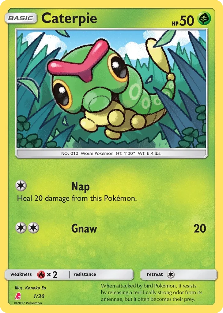 Caterpie · SM Trainer Kit Lycanroc