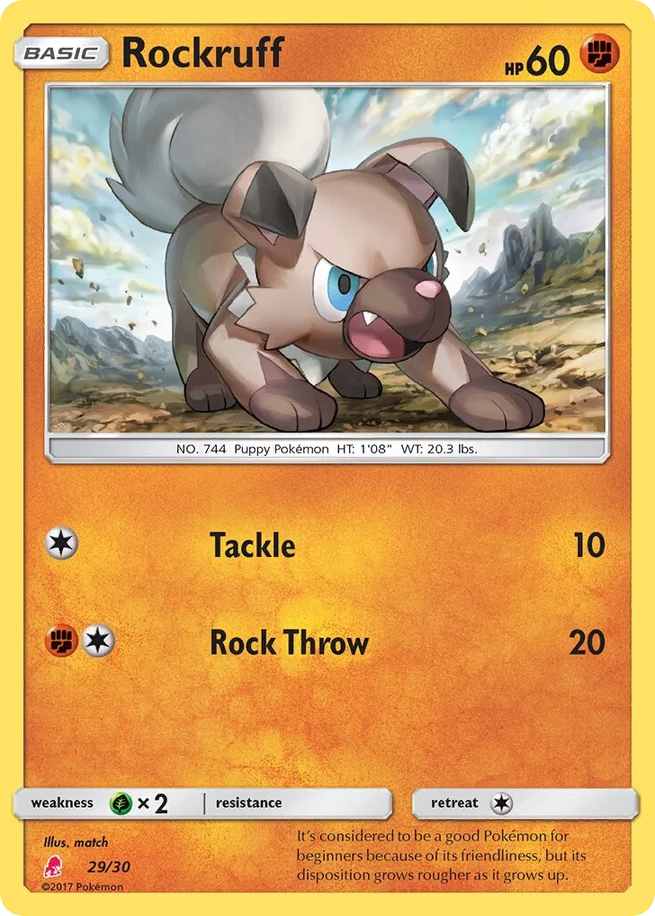Rockruff · SM Trainer Kit Lycanroc
