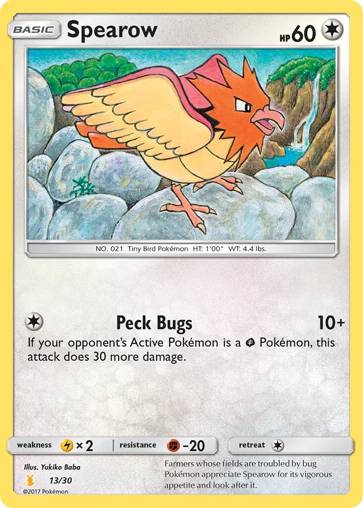Spearow · SM Trainer Kit Alolan Raichu