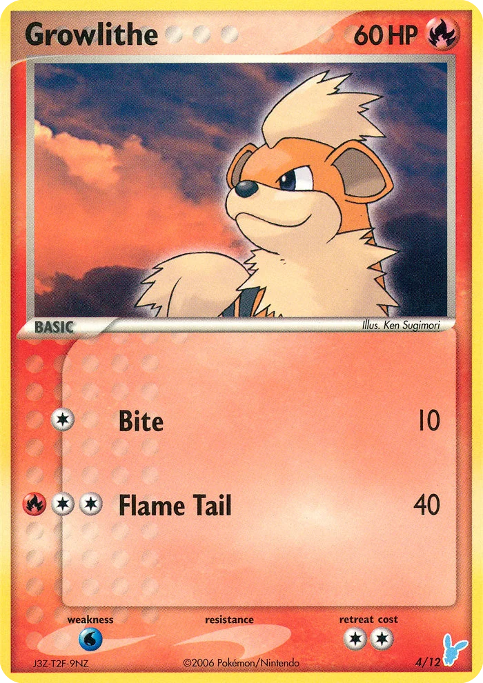 Growlithe · EX Trainer Kit 2 Minun