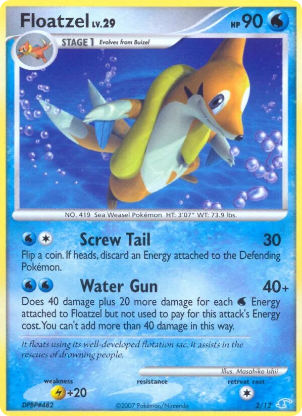 Floatzel · DP Trainer Kit Manaphy