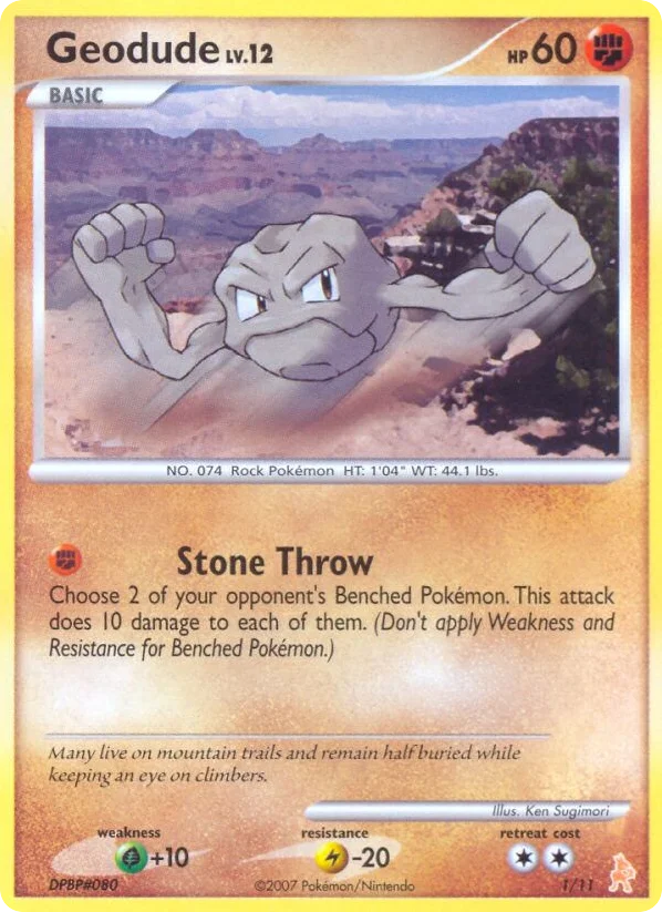 Geodude · DP Trainer Kit Lucario