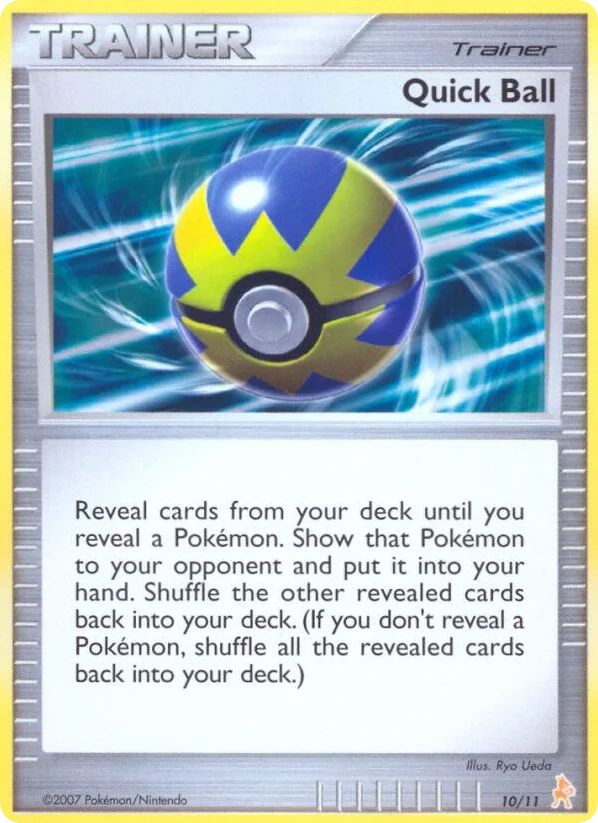 Quick Ball · DP Trainer Kit Lucario