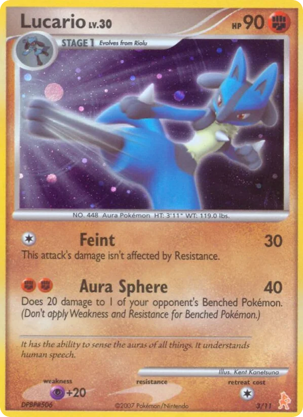 Lucario · DP Trainer Kit Lucario