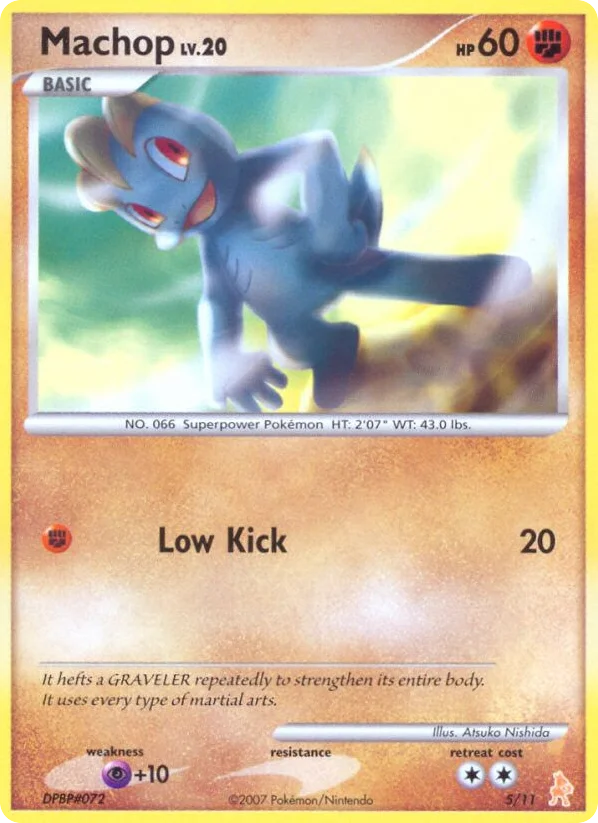 Machop · DP Trainer Kit Lucario
