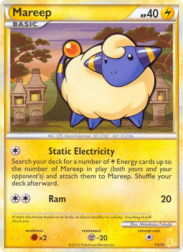 Mareep · HGSS Trainer Kit Raichu