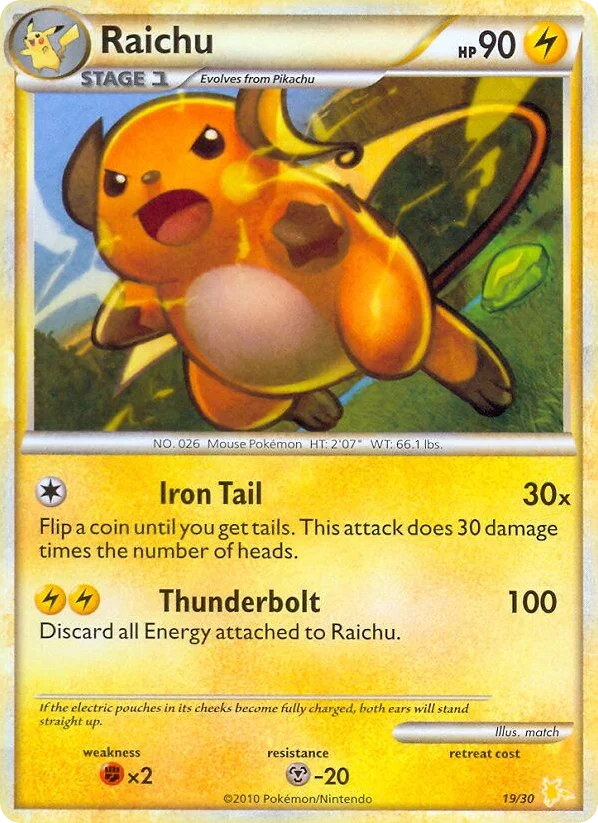 Raichu · HGSS Trainer Kit Raichu