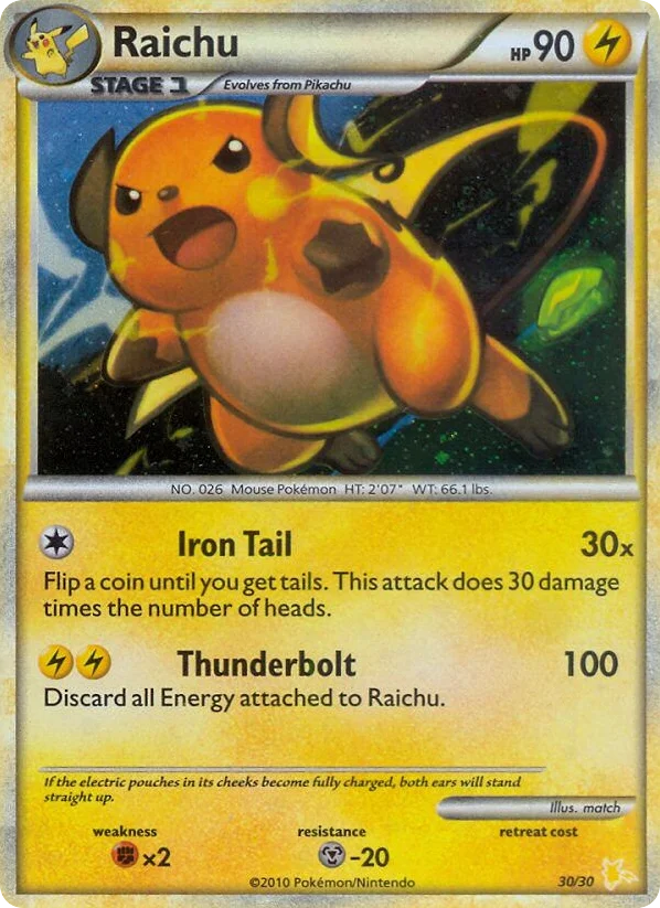 Raichu · HGSS Trainer Kit Raichu