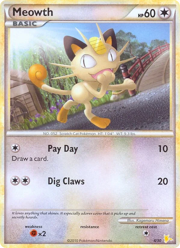 Meowth · HGSS Trainer Kit Raichu