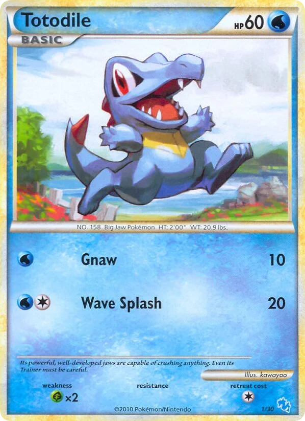 Totodile · HGSS Trainer Kit Gyarados