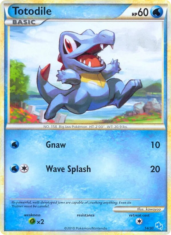 Totodile · HGSS Trainer Kit Gyarados