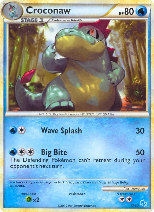 Croconaw · HGSS Trainer Kit Gyarados
