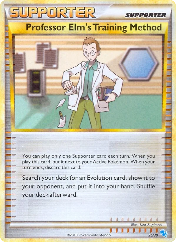 Professor Elm's Training Method · HGSS Trainer Kit Gyarados