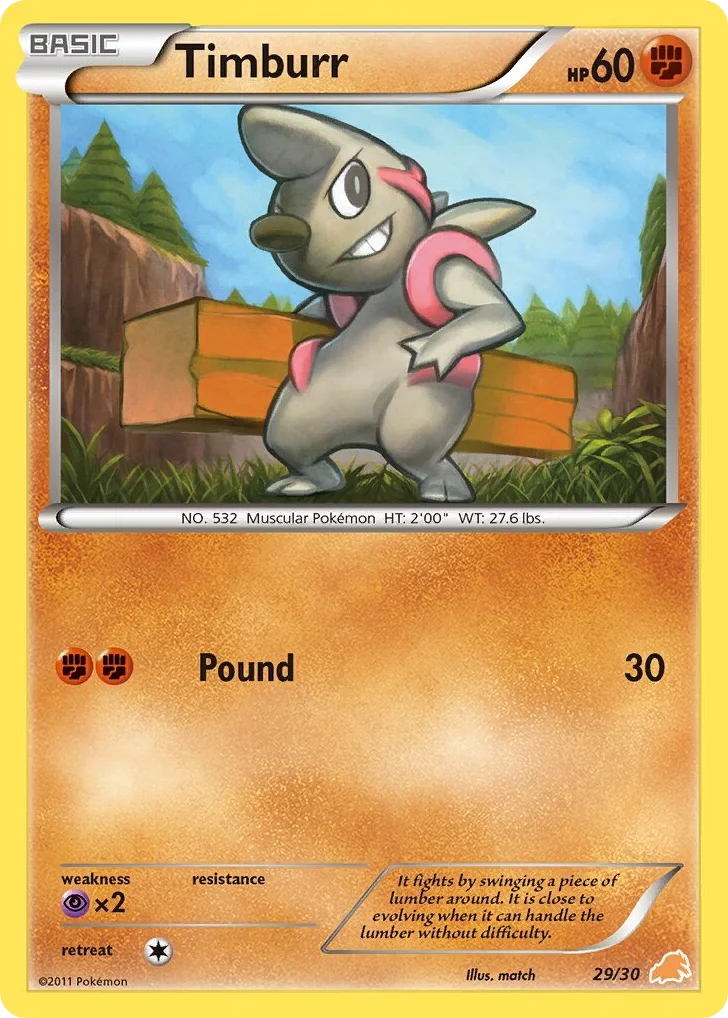 Timburr · BW Trainer Kit Excadrill