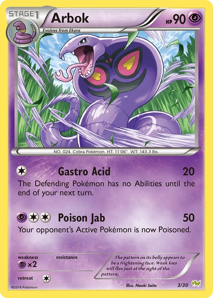 Arbok · XY Trainer Kit Noivern