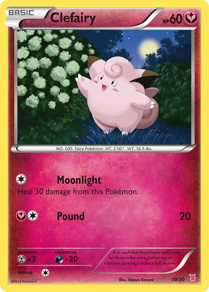 Clefairy · XY Trainer Kit Wigglytuff