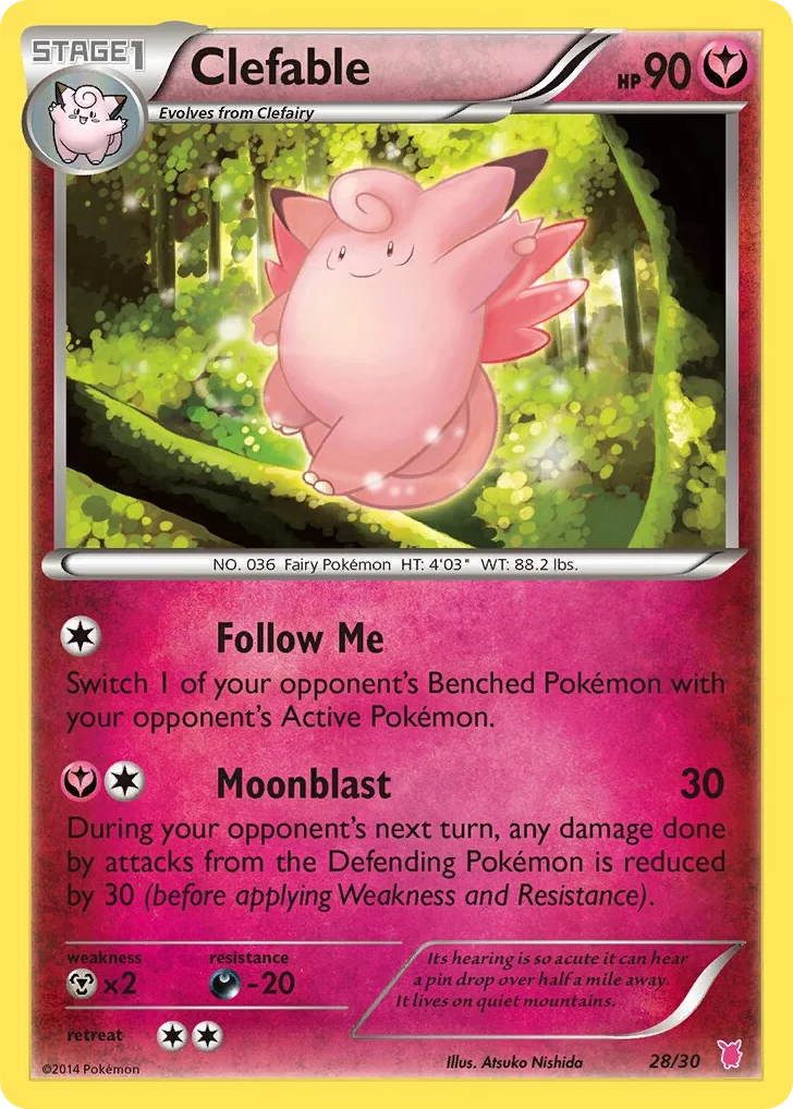 Clefable · XY Trainer Kit Wigglytuff
