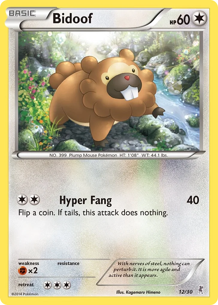 Bidoof · XY Trainer Kit Bisharp